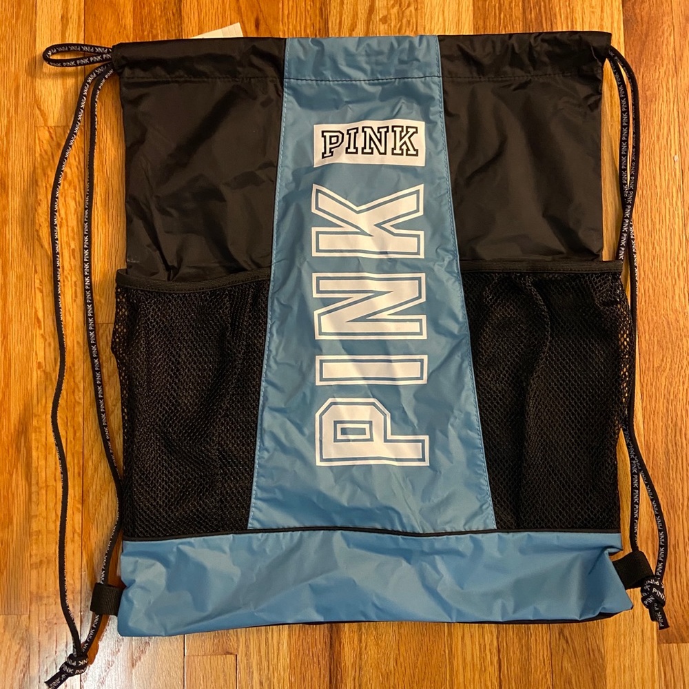 NEW Blue Pink Bag with Pockets